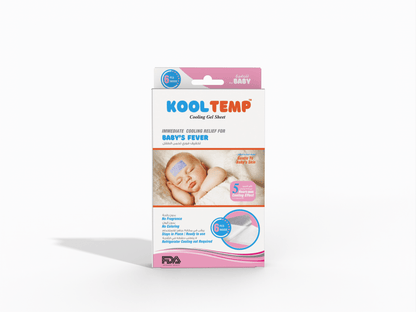  للأطفال (من 0 إلى 2 سنة) - ست لصقات تبريد للحمى Kool Temp